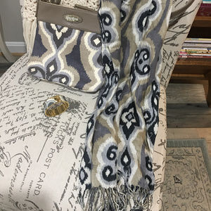 Spartina Hipster Bag/Matching Scarf and Bracelet